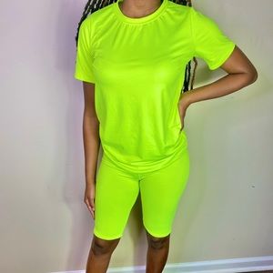 Biker Set | Lime Green